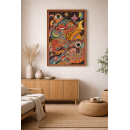 Cosmic Vision – Psychedelic Surreal Wall Art Print