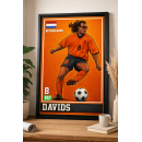 Edgar Davids Iconic Football Artwork – Relentless Midfield Force