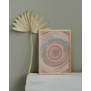 Pastel Swirl Print: Boho Abstract Wall Art