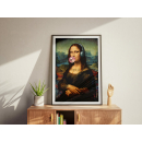 Mona Lisa Modern Graffiti Print – Urban Pop Art Wall Decor with Headphones & Tattoo