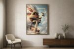 Attack on Titan Inspired – Colossal Confrontation Cinematic Art Print