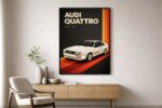 Audi Quattro (1980–1991) – Iconic Rally Heritage Art Print