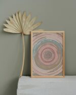Pastel Swirl Print: Boho Abstract Wall Art