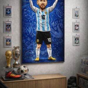 Lionel Messi Iconic Football Artwork – The Ultimate Number 10