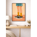 Contemporary Illustration Wall Art – Premium Minimalist Art Print Featuring Modern Lifestyle Detail, Gallery-Style Timeless Decor