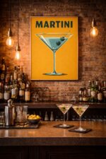 Classic Martini – Vintage Cocktail Wall Art Print