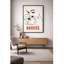 Narcos – Minimalist Crime Series Art Print