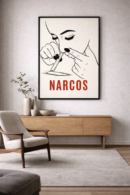 Narcos – Minimalist Crime Series Art Print