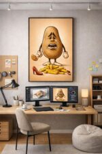 Dark Humor Pop Art Print – “Collateral Damage”