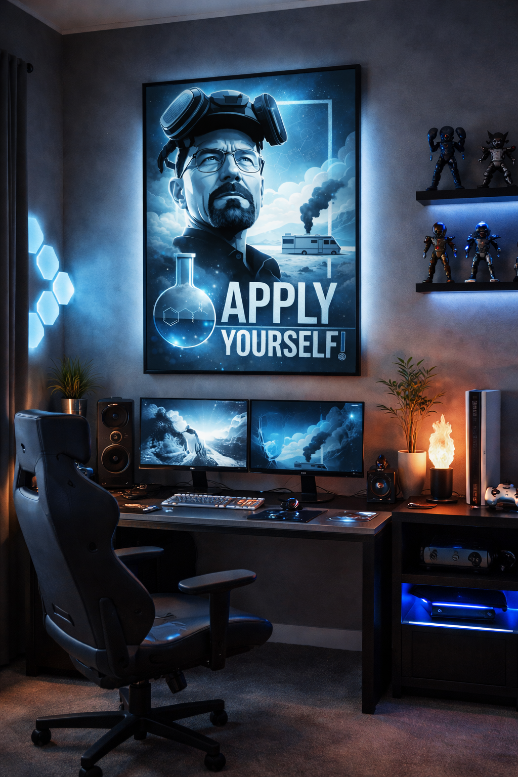 Breaking Bad Inspired – “Apply Yourself” Cinematic Art Print