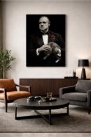 Don Corleone Wall Art Print – The Godfather Inspired Cinematic Portrait