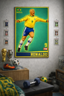 Ronaldo Nazário Iconic Football Artwork – The Original Phenomenon