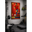 Raúl González Iconic Football Artwork – The Master of Timing