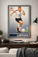 Frank Lampard Iconic Football Artwork – The Midfielder Who Scored Like a Striker