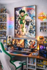 Hunter x Hunter Wall Art Print – Gon & Killua Journey of Light and Darkness | Iconic Anime Artwork