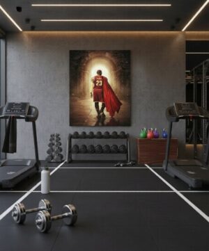 LeBron James Cleveland Cavaliers Wall Art – King James Legacy Illustration | NBA Champion Basketball Artwork