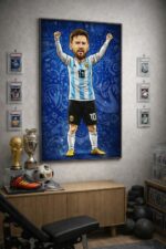 Lionel Messi Iconic Football Artwork – The Ultimate Number 10
