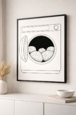 Luxury Conceptual Line Art Wall Print – Premium Minimalist Illustration Artwork, Gallery-Style Modern Decor with Surreal Design