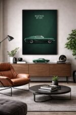 Mustang GT 390 – Classic American Muscle Art Print