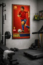 Raúl González Iconic Football Artwork – The Master of Timing