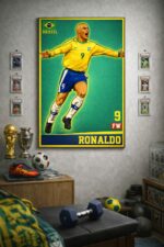 Ronaldo Nazário Iconic Football Artwork – The Original Phenomenon