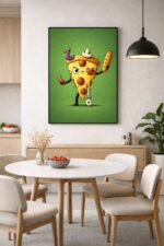 Whimsical Character Art Print – “Unbalanced Diet”