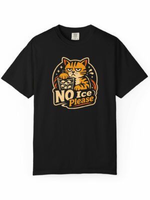 No Ice Please Grumpy Cat Funny Graphic Tee