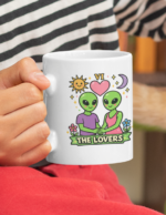 The Lovers Alien Mug – Cute Cosmic Romance Coffee Cup