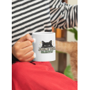 Judging You Silently Black Cat Mug – Funny Sarcastic Cup