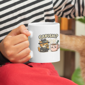 Capish? Mafia Cat Funny Mug – Gangster Coffee Cup