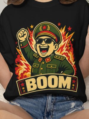 Boom Leader – Explosive Funny Unisex T-Shirt (100% Cotton) – Premium Graphic Tee