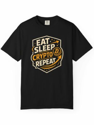 Eat Sleep Crypto Repeat Geek Graphic Tee
