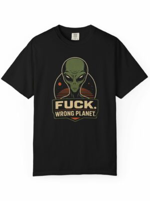 Wrong Planet Alien Sarcasm Funny Graphic Tee