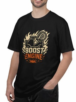 Turbo Engine Boost Car Graphic Tee