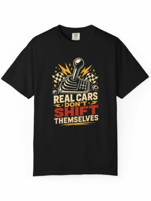 Manual Gear Car Enthusiast Funny Graphic Tee