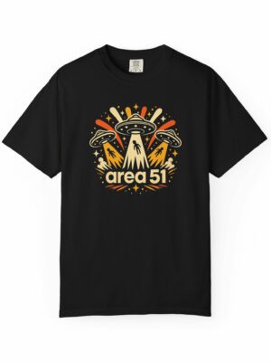Alien Conspiracy Zone Humor Sci-Fi Graphic Tee
