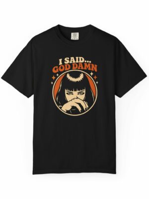 God Damn Vintage Attitude Retro Graphic Tee