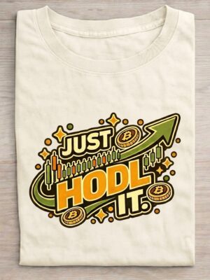 Just HODL It Crypto Trading Unisex T-Shirt (100% Cotton)