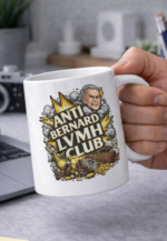 Anti Bernard LVMH Club Mug – Bold Luxury Satire Coffee Cup, Explosive Graphic Ceramic Statement