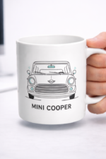 Mini Cooper Classic Mug – Vintage Compact Car Design