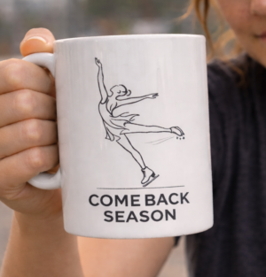 Comeback Season Alysa Liu Inspired Minimalist Skater Mug