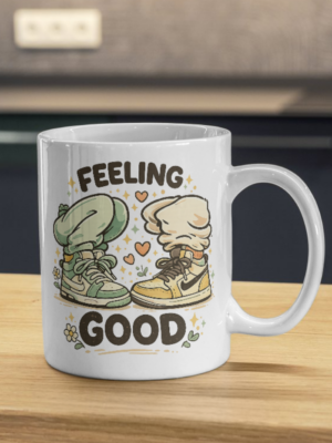 Feeling Good Sneaker Vibes Mug – Streetwear Coffee Cup