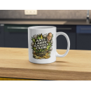 Anti Larry BlackRock Club Mug – Bold Finance Satire Coffee Cup, Green Explosive Statement Ceramic