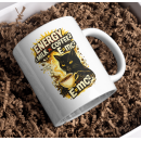 Energy = Milk x Coffee² Cat Science Mug