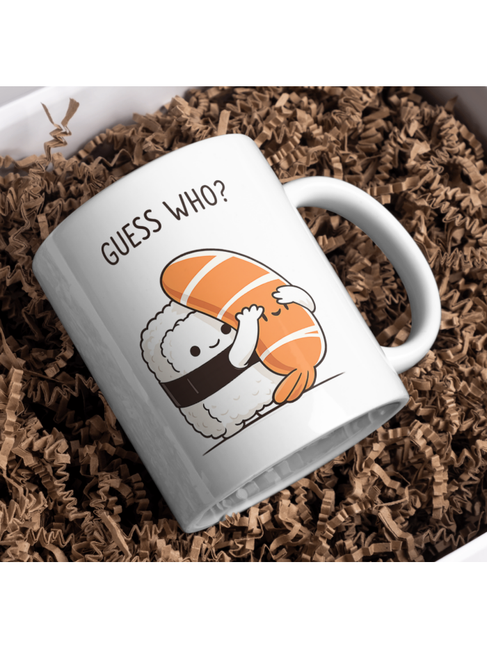Guess Who – Cute Sushi Hug Mug