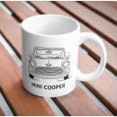 Mini Cooper Classic Mug – Vintage Compact Car Design