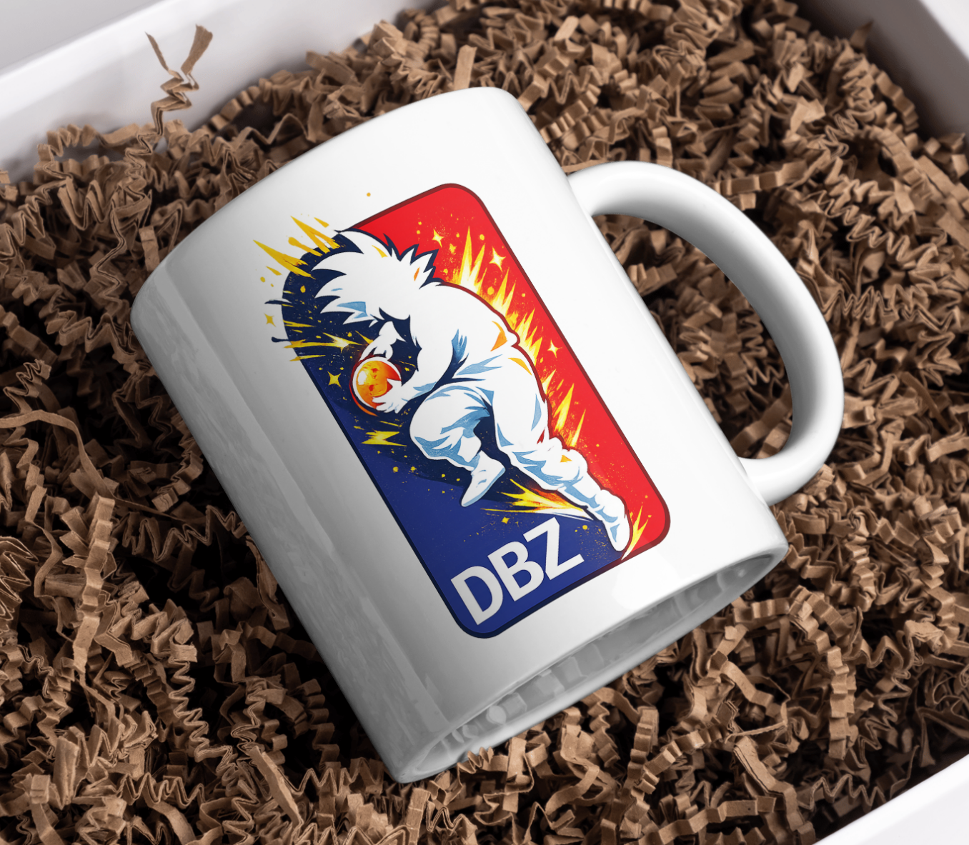 DBZ Inspired Energy Warrior Anime Style Mug