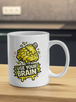 Use It Brain Mug – Creative Intelligence Coffee Mug