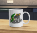 Green Toy Soldier Hopscotch Funny Mug