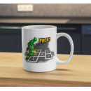 Green Toy Soldier Hopscotch Funny Mug